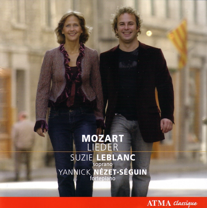 Suzie LeBlanc (soprano), Yannick Nézet-Séguin (piano-forte): Mozart Lieder