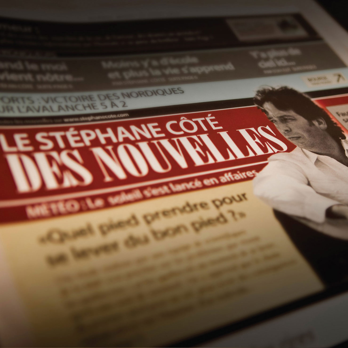 Stéphane Côté: Des nouvelles