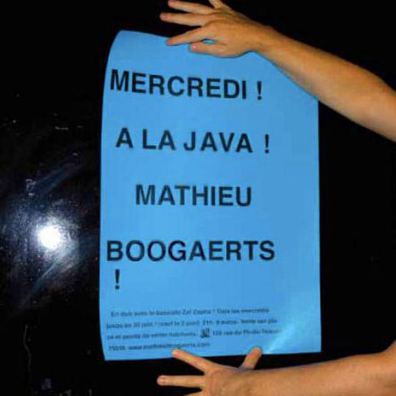 Mathieu Boogaerts: Mercredi! À la Java!